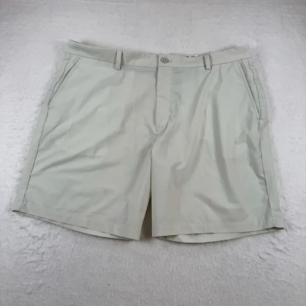 Vineyard Vines Shorts Mens Size 40 Beige Performance Chino 9 Inseam Stretch